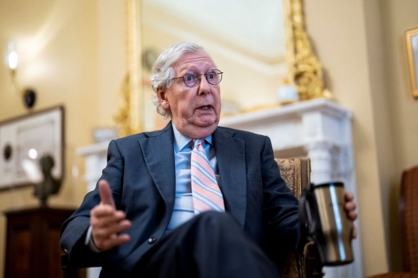 &nbsp;Mitch McConnell, líder de la minoría republicana en el Senado.