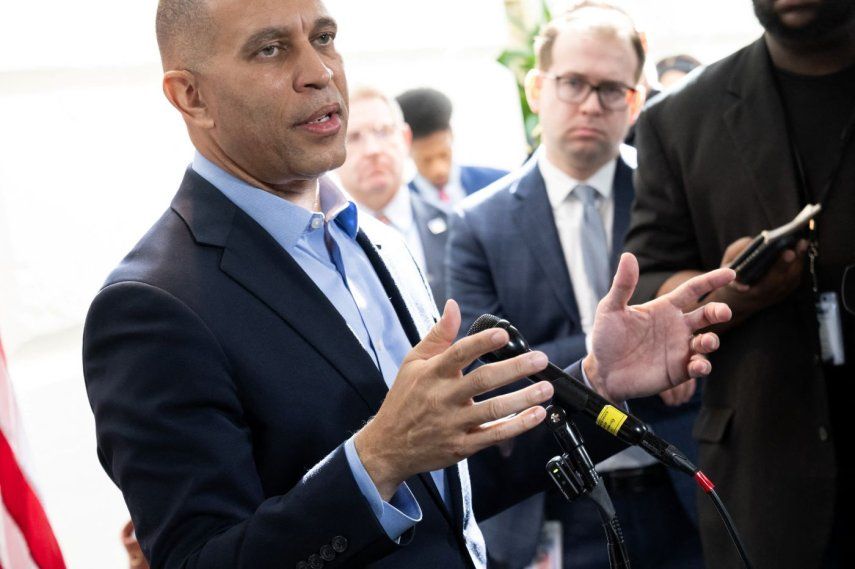 Hakeem Jeffries, el líder de la minoría demócrata en la Cámara Baja.&nbsp;