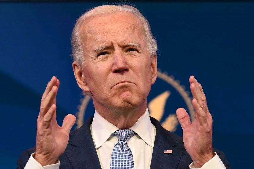 El presidente electo Joe Biden, habla en el Teatro Queen, el 6 de enero de 2021 en Wilmington, Delaware.