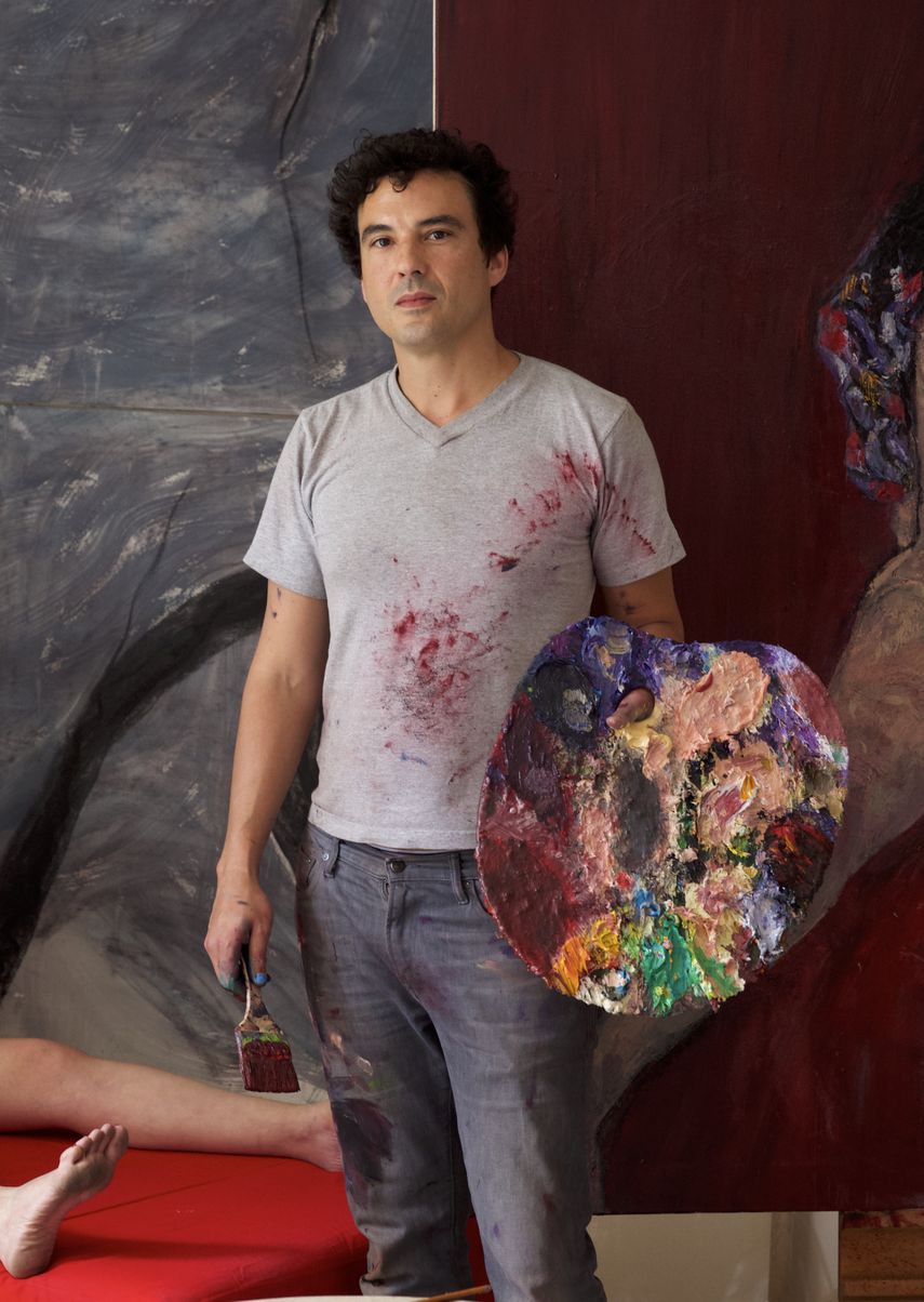 El pintor venezolano Rodolfo Villaplana.&nbsp;