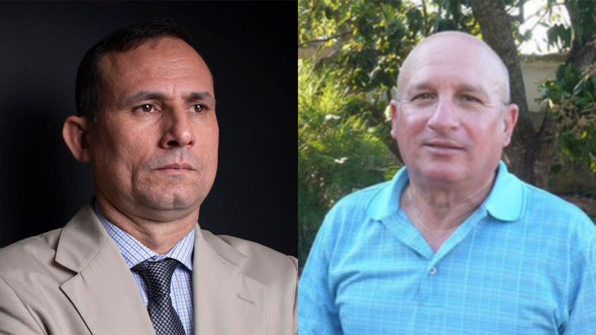 José Daniel Ferrer (izq.) y Félix Navarro.