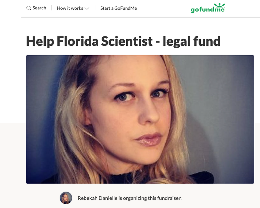 Rebekah Jones ex empleada del Departamento de Salud de Florida