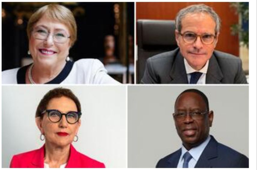 Michelle Bachelet, de Chile; Rafael Grossi, de Argentina; Rebeca Grynspan, de Costa Rica; y Macky Sall, de Senegal son los candidatos para la Secretaría General de la ONU&nbsp;&nbsp;