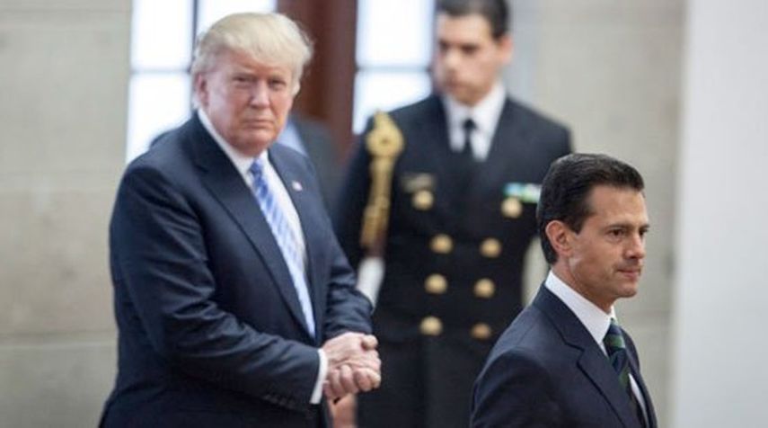 Trump y Peña Nieto acordaron resolver sus diferencias sobre el pago del muro fronterizo.&nbsp;