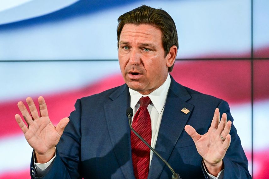 El gobernador de la Florida Ron DeSantis.