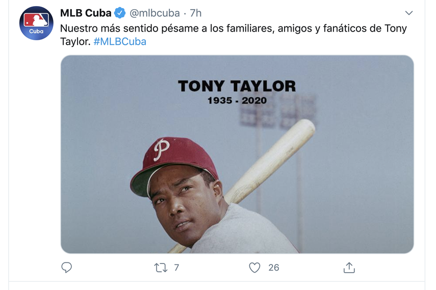 Tras su carrera como jugador, Tony Taylor fue coach de las mayores con los Filis (1977-79) y los Marlins (1999-2001). Fungi&oacute; tambi&eacute;n como m&aacute;nager y coach de las ligas menores con varias organizaciones.&nbsp;