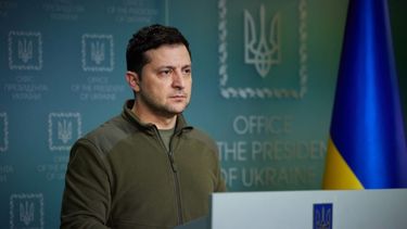 El presidente de Ucrania Valodímir Zelenski.