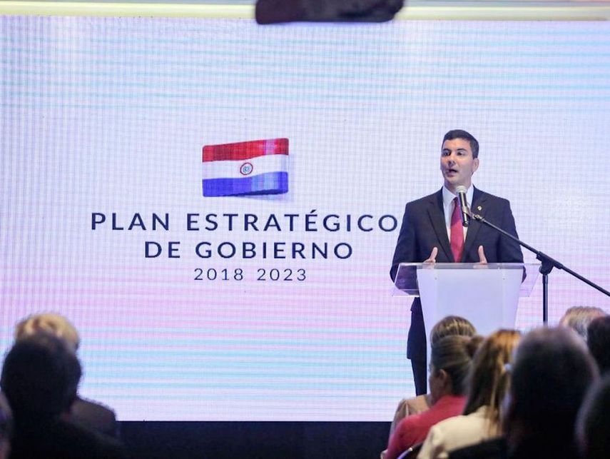 Santiago Peña&nbsp; precandidato&nbsp; a la Presidencia de la República de Paraguay por Honor Colorado.