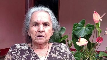 Austra Flores, madre de la líder indígena hondureña Berta Cáceres, asesinada el 3 de marzo de 2016.