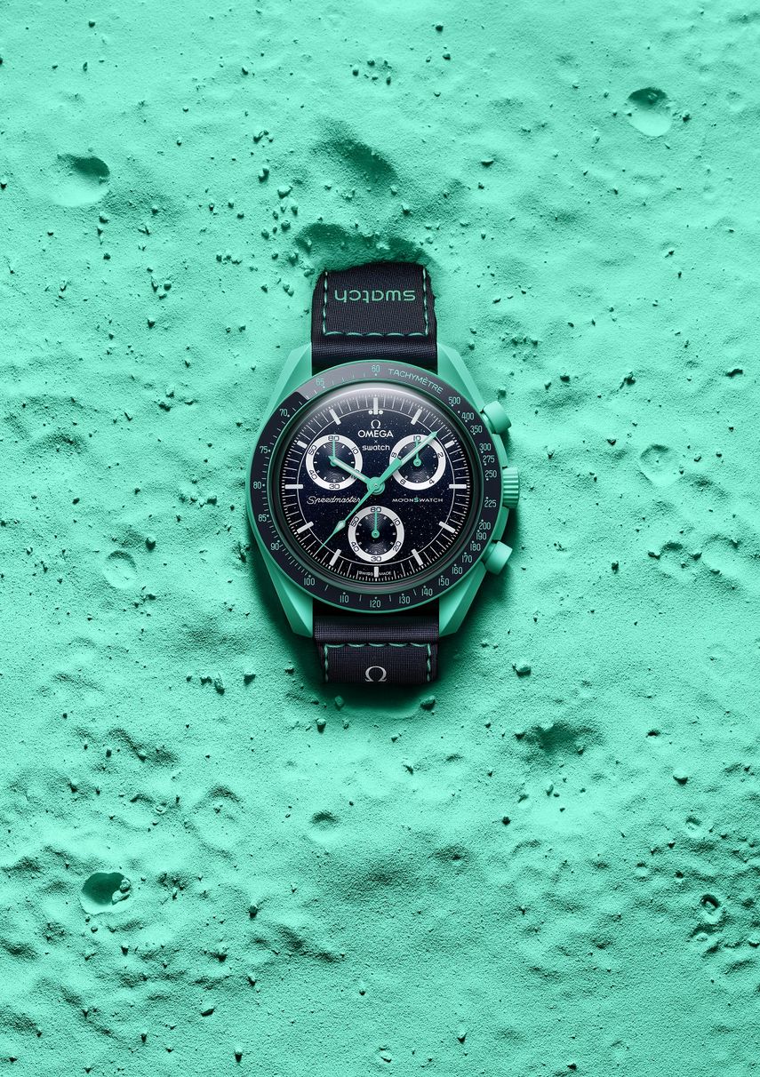 Modelo Polar Lights de la marca de relojero suizo Swatch.