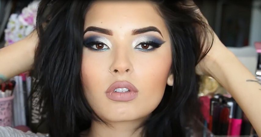 La vbloggler Laura Sánchez muestra su nuevo tutorial de maquillaje. (CORTESÍA)