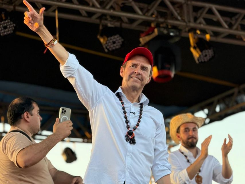 Expresidente de Bolivia, Jorge Tuto Quiroga, candidato a las elecciones presidenciales del domingo 17 de agosto