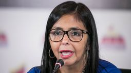 Delcy Rodríguez, vicepresidenta del régimen de Nicolás Maduro.