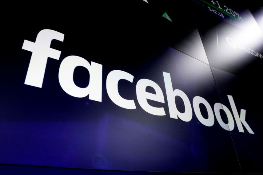 Logo del gigante de tecnología Facebook.
