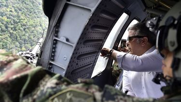 El presidente de Colombia, Iván Duque, se trasladó hasta Tumaco para felicitar personalmente a los militares y policías que participaron en la operación que terminó con la muerte de Walter Patricio Arizala, alias Guacho.