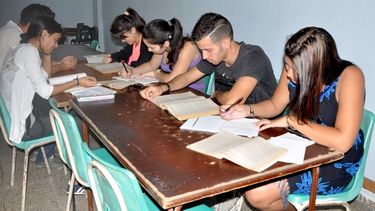 Estudiantes cubanos.&nbsp;