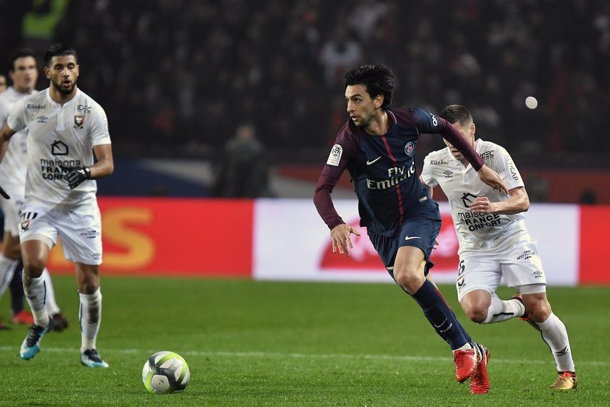 Pastore ha tenido problemas físicos que no le han permitido afianzarse en el once titular de los galos.