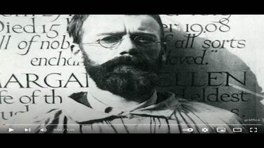 El artista británico Eric Gill. Un hombre escaló el edificio de la BBC y usó un martillo para vandalizar una estatua del polémico escultor.