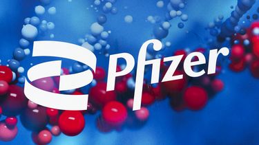 Logo de la farmacéutica Pfizer.