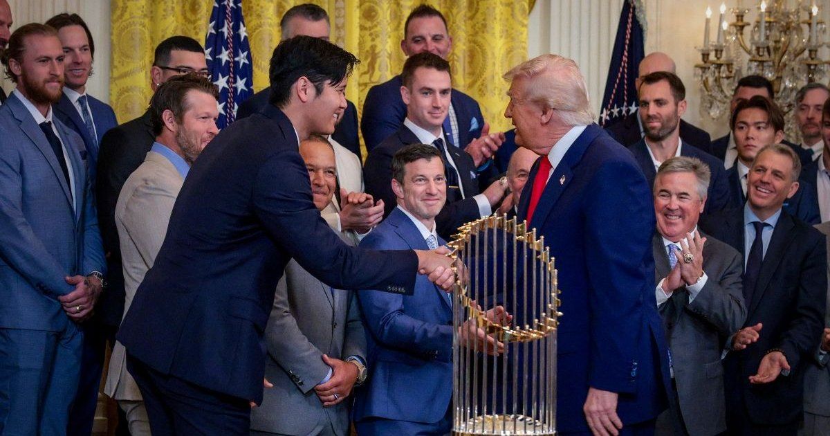 Trump recibe a los Dodgers en la Casa Blanca tras su título en la Serie Mundial de 2024