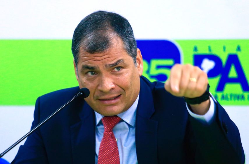 El expresidente de Ecuador, Rafael Correa.&nbsp;