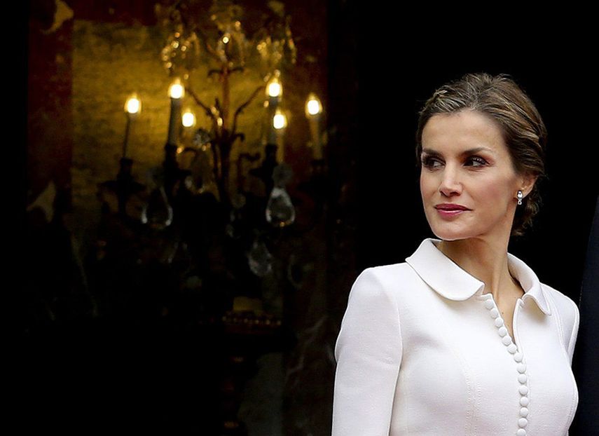 La Reina acude al Parlamento belga, durante una visita oficial a Bélgica, este año. (EFE)