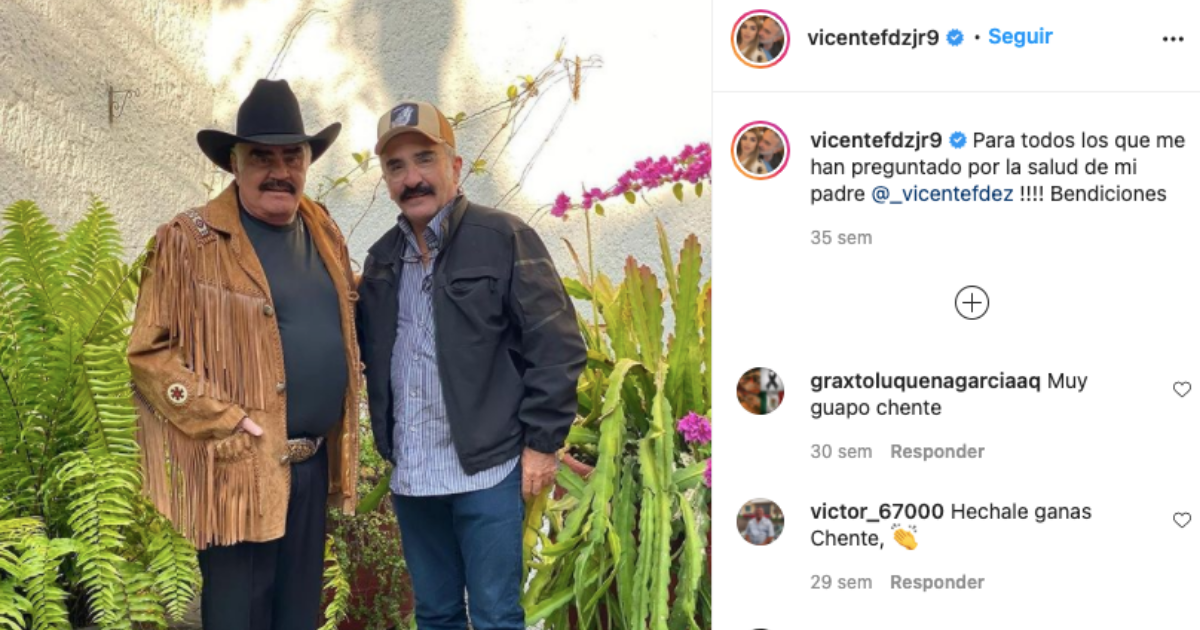 Vicente Fernández Jr. se hartó de falsos rumores