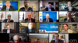 Los expresidentes se reúnen este martes 17 de noviembre en el V Diálogo presidencial.&nbsp;