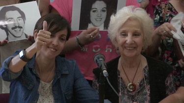 adriana, la nieta 126 restituida por la organizacion abuelas de plaza de mayo