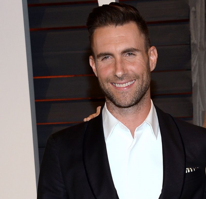 Levine posa en la fiesta con motivo de los premios Oscar que organizo Vanity Fair (EFE)