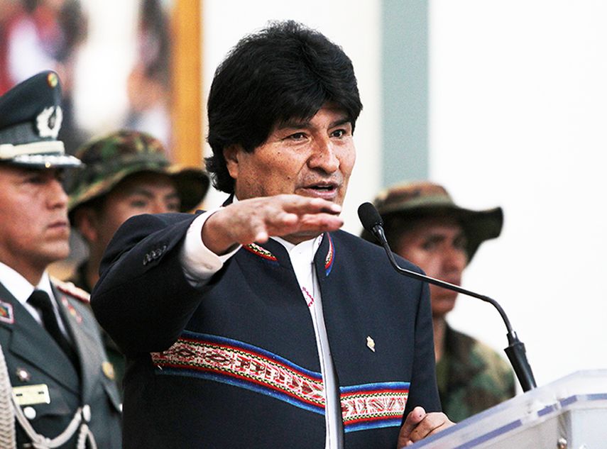 El presidente boliviano Evo Morales inició en enero pasado su tercer mandato para el periodo 2015-2020. (EFE)