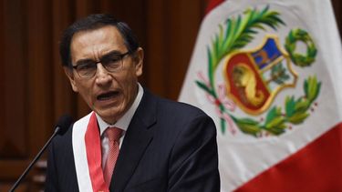 El presidente de Perú, Martín Vizcarra