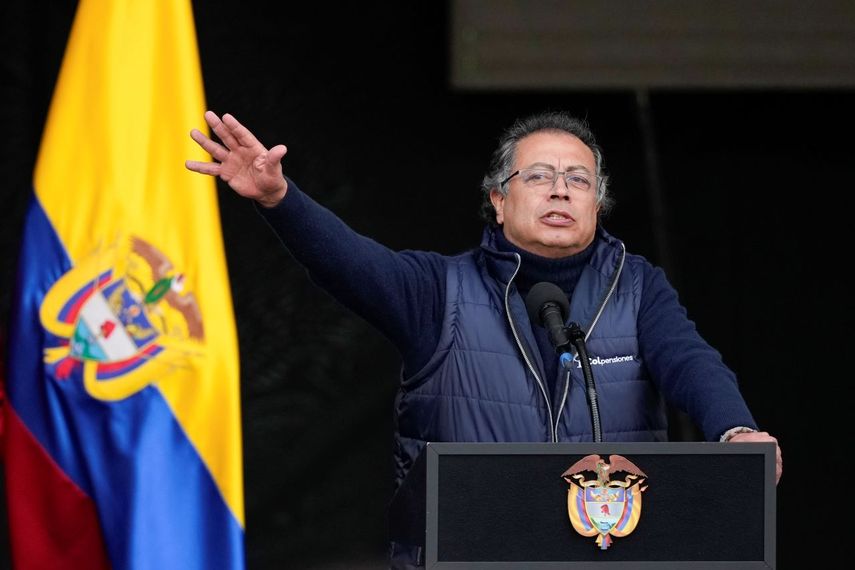 El presidente de Colombia, Gustavo Petro.