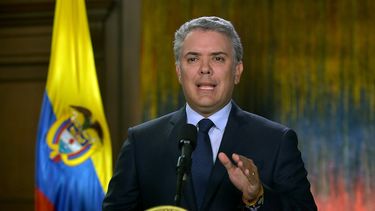 El presidente de Colombia, del mandatario, Iván Duque. 