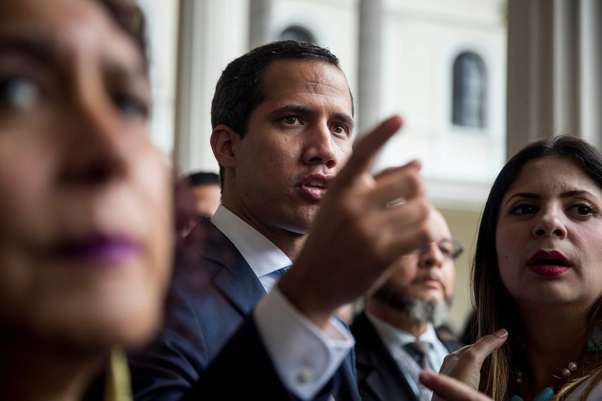 Juan Guaidó, líder del Parlamento y presidente encargado de Venezuela.