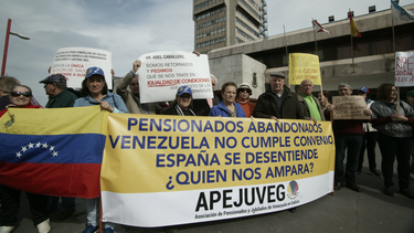 Pensionados españoles pedirán ayuda a Galicia por impago de Venezuela.&nbsp;