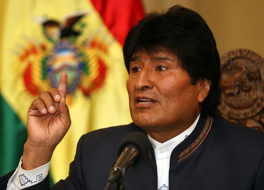 Evo Morales presidente de Bolivia.&nbsp;