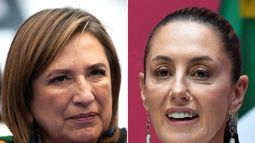 Xóchitl Gálvez, abanderada por la oposición mayoritaria; y Claudia Sheinbaum, de la alianza oficialista