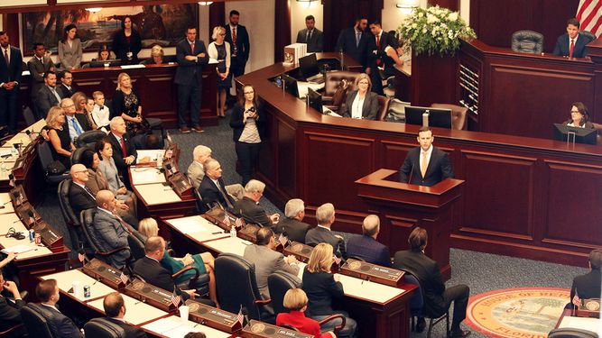 Pleno de la Cámara Baja de Florida.