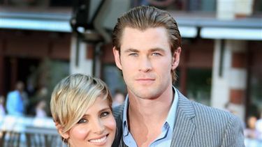 Elsa Pataky y Chris Hemsworth. (AP)