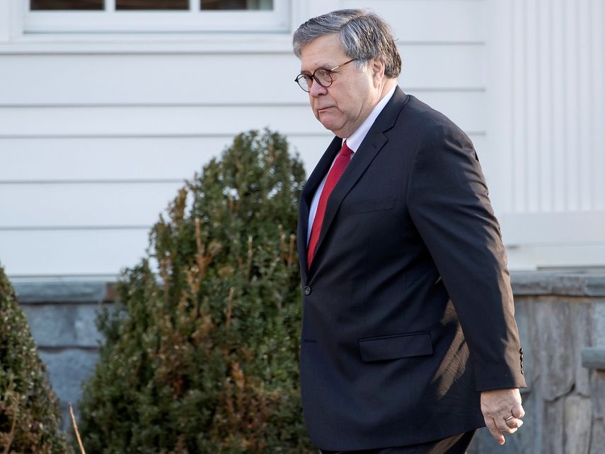 William Barr. fiscal general de EEUU.