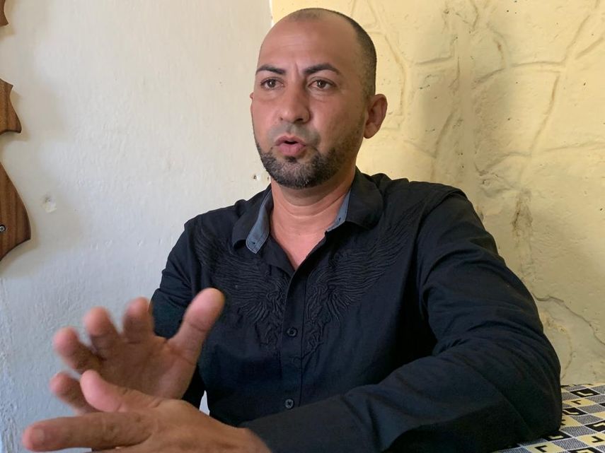 El reportero de Caimanera, Yeris Curbelo.