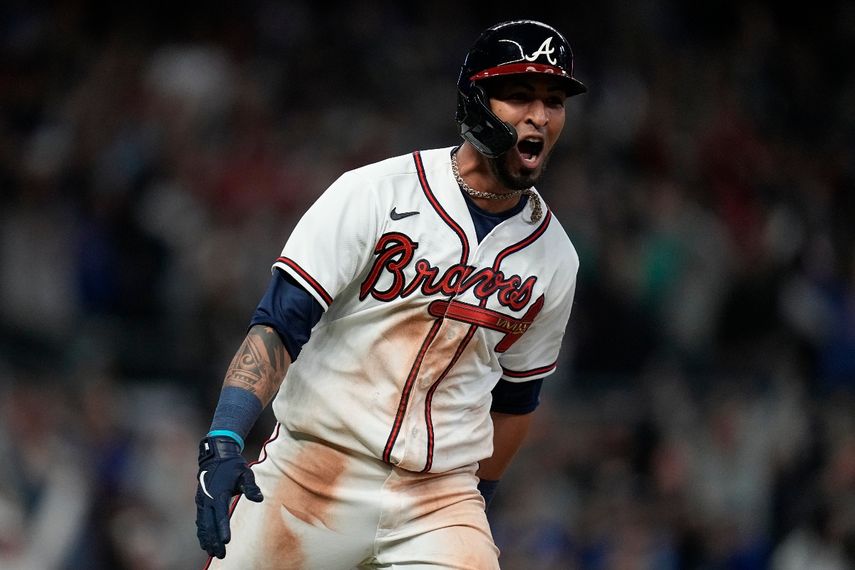 El boricua Eddie Rosario fue la bujía principal de los Bravos de Atlanta en el segundo encuentro ante Dodgers de Los Ángeles