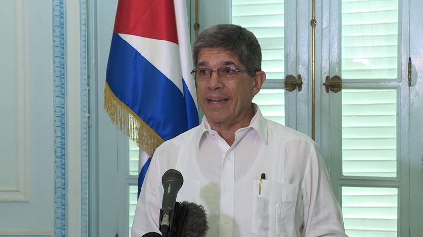 Carlos Fernández de Cossío, director para Estados Unidos de la Cancillería cubana.