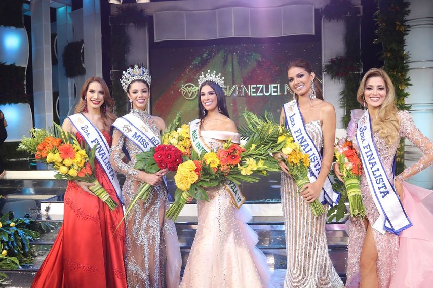 Cuadro de finalistas del Miss Venezuela 2019. 