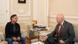 El presidente de Colombia, Gustavo Petro, se reúne con el encargado de negocios de EEUU en Bogotá, John McNamara &nbsp;