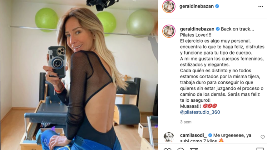 Geraldine Bazán.
