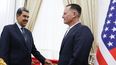 Nicolás Maduro y Richard Grenell, enviado del presidente de EEUU, Donald Trump, se reunieron  en Caracas, Venezuela, el 31 de enero de 2024