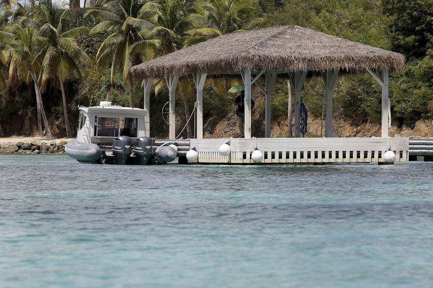 Una de las propiedades del magnate Jeffrey Epstein&nbsp;en la isla Little St. James en las Islas V&iacute;rgenes Estadounidenses.&nbsp;&nbsp; &nbsp;