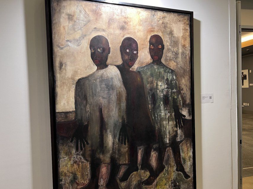 Una pieza del artista Franklyn Sinanan.&nbsp;